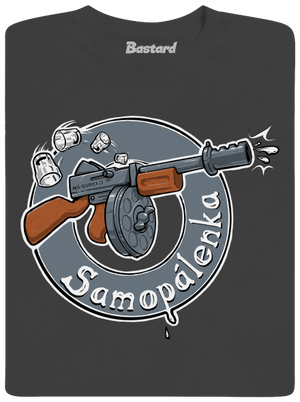 Samopálenka pánske dlhý rukáv Dark Grey