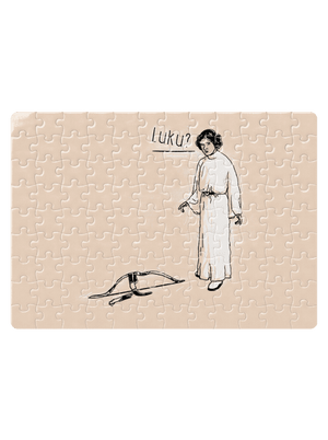 Luke a Leia puzzle White