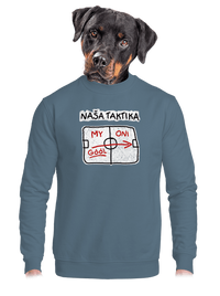 unisex mikina bez kapucne