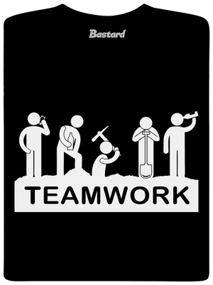 Flákači pánske tričko Black