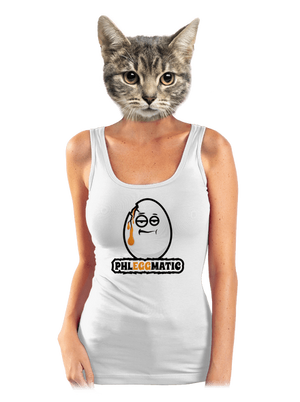 Phleggmatic dámske tielko klasické White