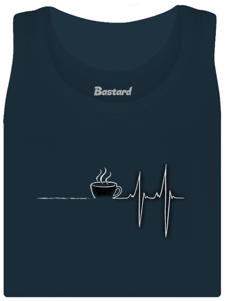 Coffee help dámske tielko klasické Navy