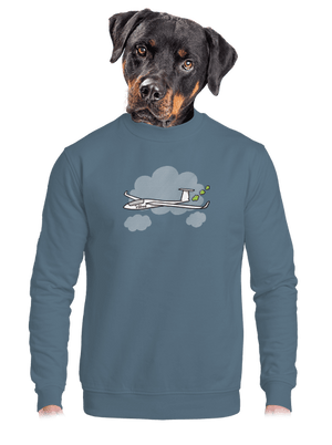 unisex mikina bez kapucne