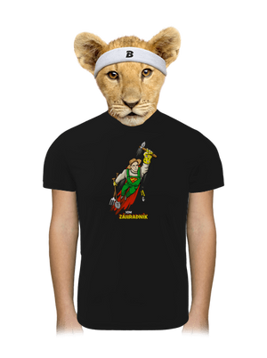 Záhradník detské športové tričko Black