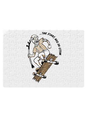 Starý, ako sa cítim puzzle White