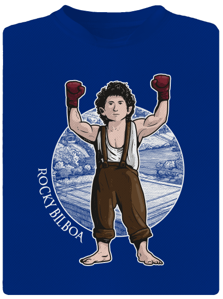 Rocky Bilboa pánske športové tričko Royal Blue Mal