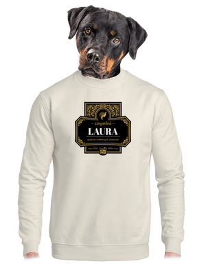 Alkoholová etiketa unisex mikina bez kapucne Off White