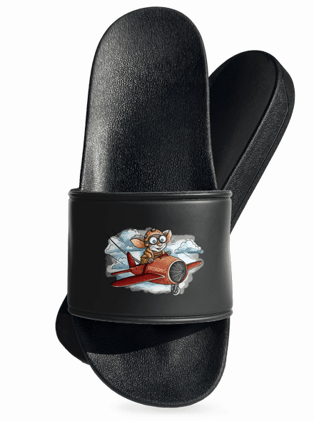 Tryskomyš šľapky Black