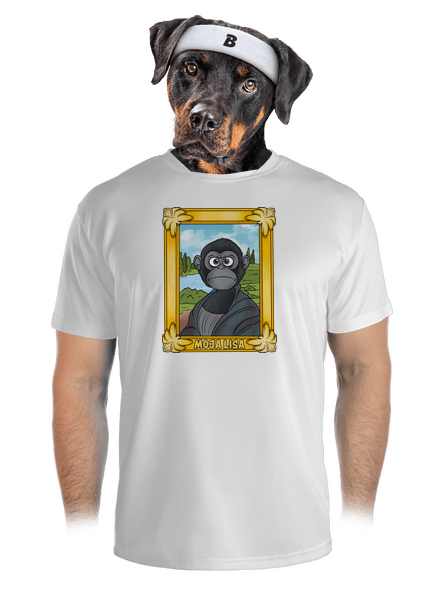 Moja Lisa pánske športové tričko White