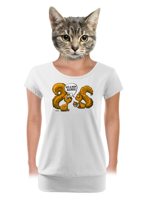 dámske tričko s lemom