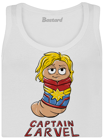 Captain Larvel dámske tielko klasické White
