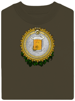 Pivný horoskop: Býk unisex mikina bez kapucne Urban Khaki