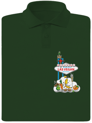 Las Vegan pánska polokošeľa Bottle Green Mal