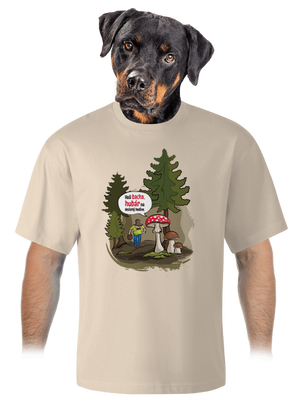 Bacha hubár unisex tričko oversized Almond