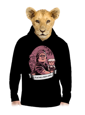 B14: Slavnosti sněženek detská mikina klokanka Black