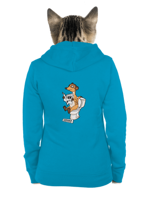 dámska mikina na zips