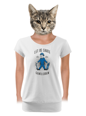 dámske tričko s lemom