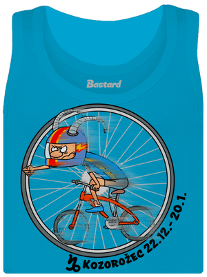 Cyklistický horoskop: Kozorožec dámske tielko klasické Blue Atol