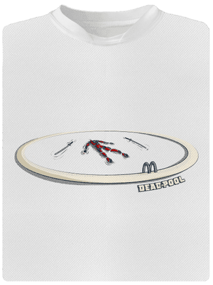 Dead in pool detské športové tričko White