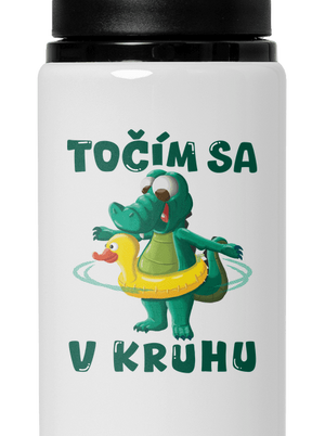 Točím sa v kruhu flaša na vodu White