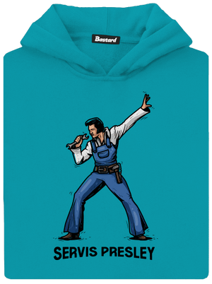 Servis Presley detská mikina klokanka Hawaiian Blue