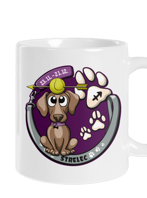 Psí horoskop: Strelec klasický hrnček White