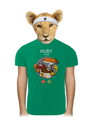 Huby volajú detské športové tričko Kelly Green Mal