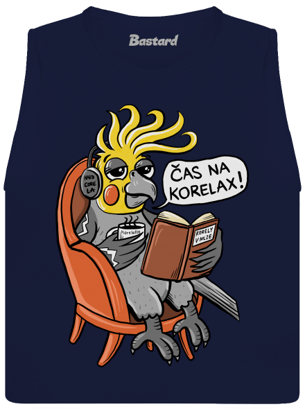 Korelax dámske tielko voľné Navy