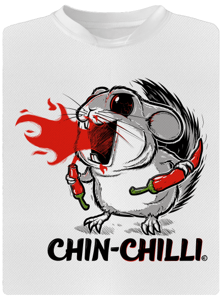 Chinchilli detské športové tričko White