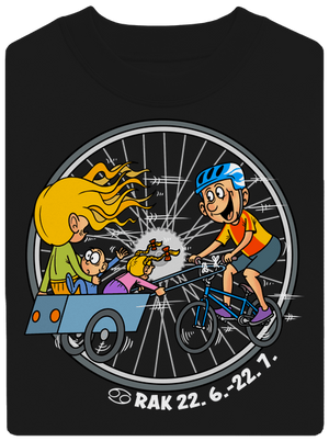 Cyklistický horoskop: Rak unisex mikina bez kapucne Black