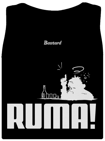 Ruma dámske tielko klasické Black