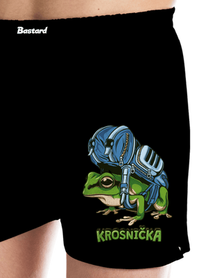 Krosnička pánske trenky Black