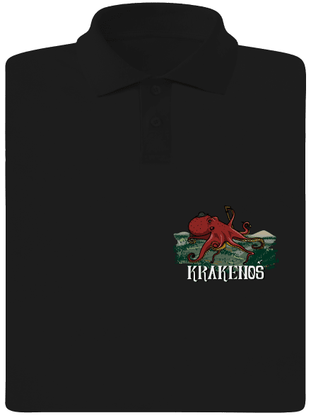 Krakenoš pánska polokošeľa Black