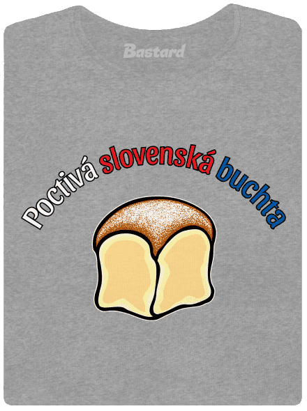 Poctivá buchta a klobása dámske tričko Dark Gray Melange