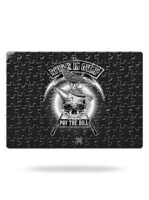 Party is over puzzle White