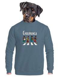 unisex mikina bez kapucne