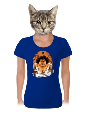 B14: Slunce seno jahody dámske tričko Royal Blue Mal