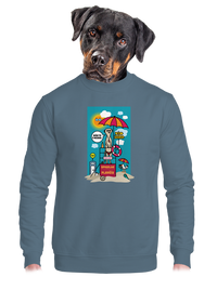 unisex mikina bez kapucne