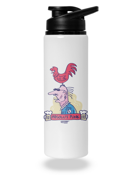 Absolut Punk flaša na vodu White