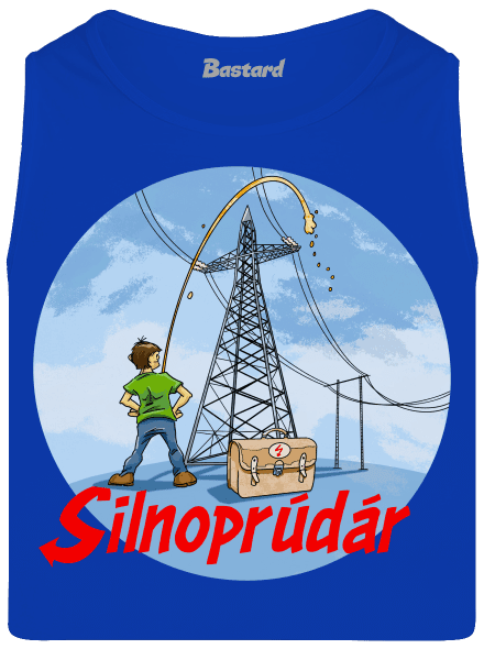 Silnoprúdár pánske tielko Royal Blue
