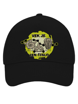 Vek je len číslo šiltovka baseballka Black