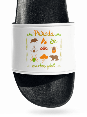 Príroda ma chce zabiť šľapky White