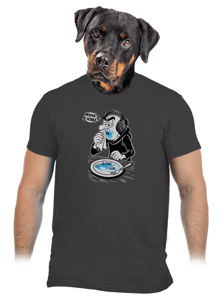 Modrá je dobrá pánske tričko Dark Grey