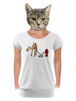 dámske tričko s lemom