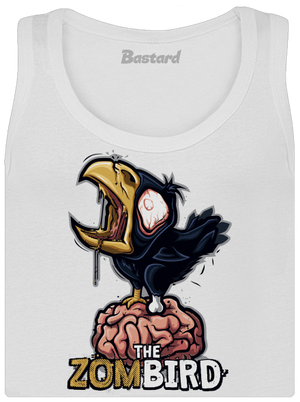 Zombird dámske tielko klasické White