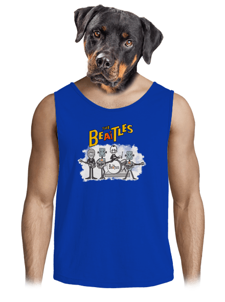 AI Beatles pánske tielko Royal Blue