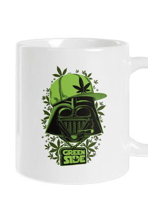 Green Side klasický hrnček White