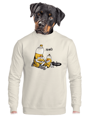 unisex mikina bez kapucne