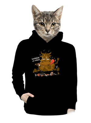 dámska mikina klokanka