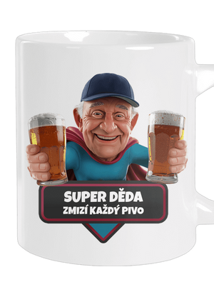 Super dedo veľký hrnček White